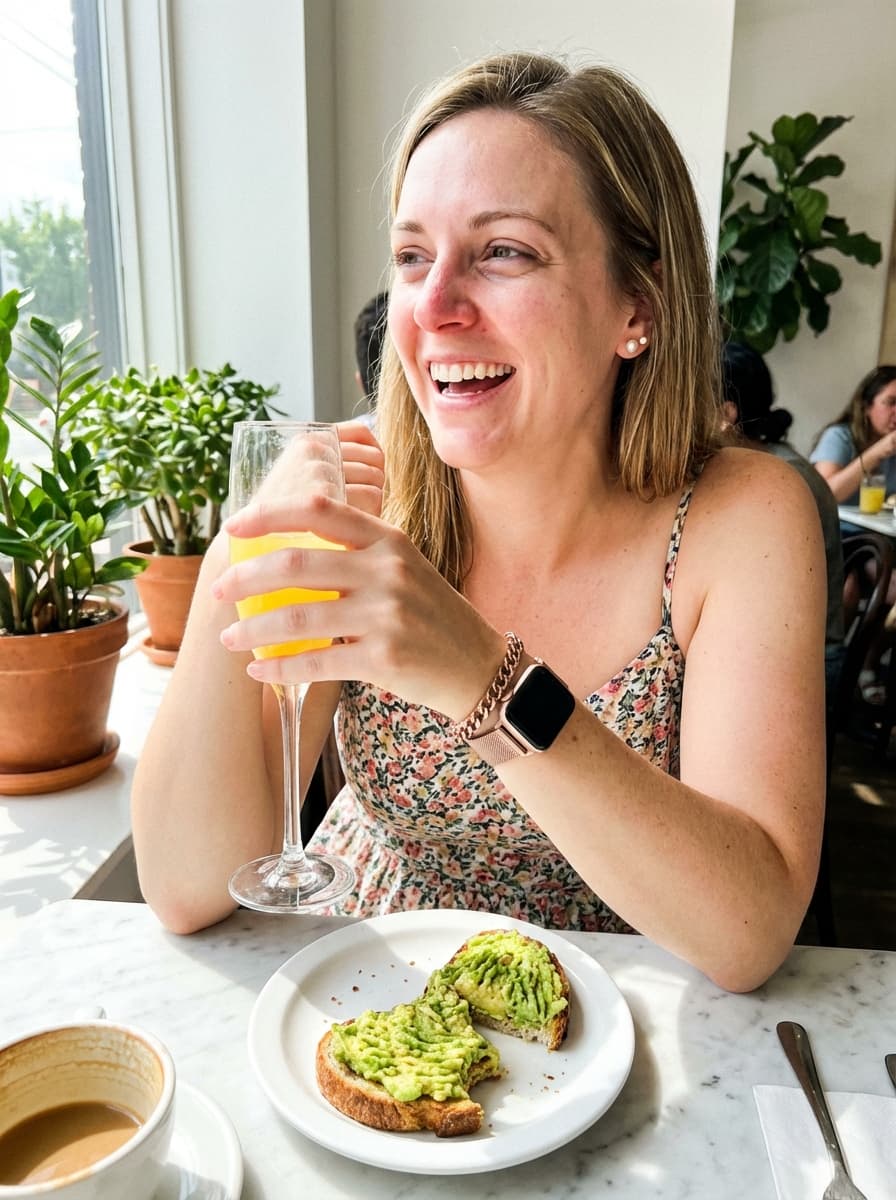 AI lifestyle photo — brunch